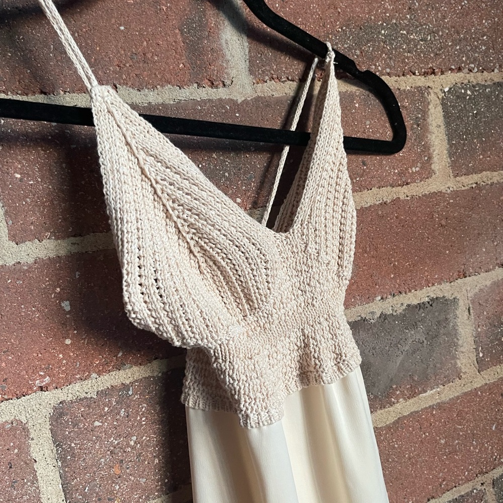 Zara Silk like knitted dress